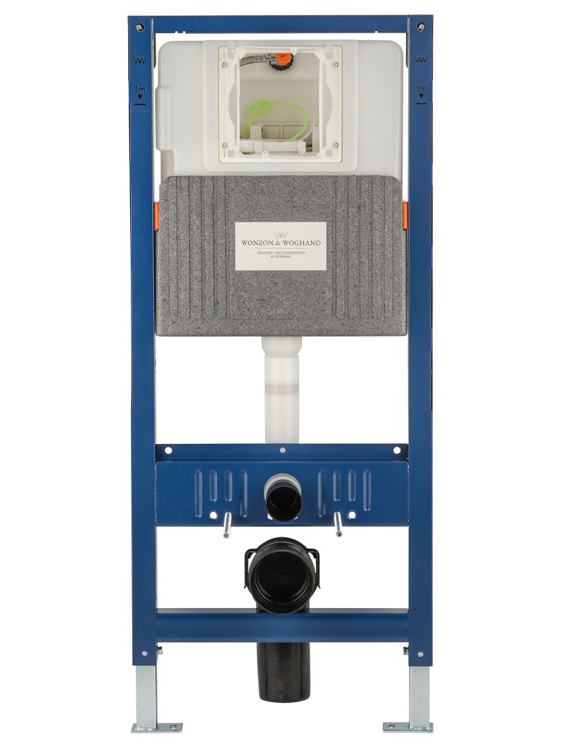 Приобрести инсталляция для унитазов wonzon & woghand с пневматической системой смыва (ww-ti743a-h)