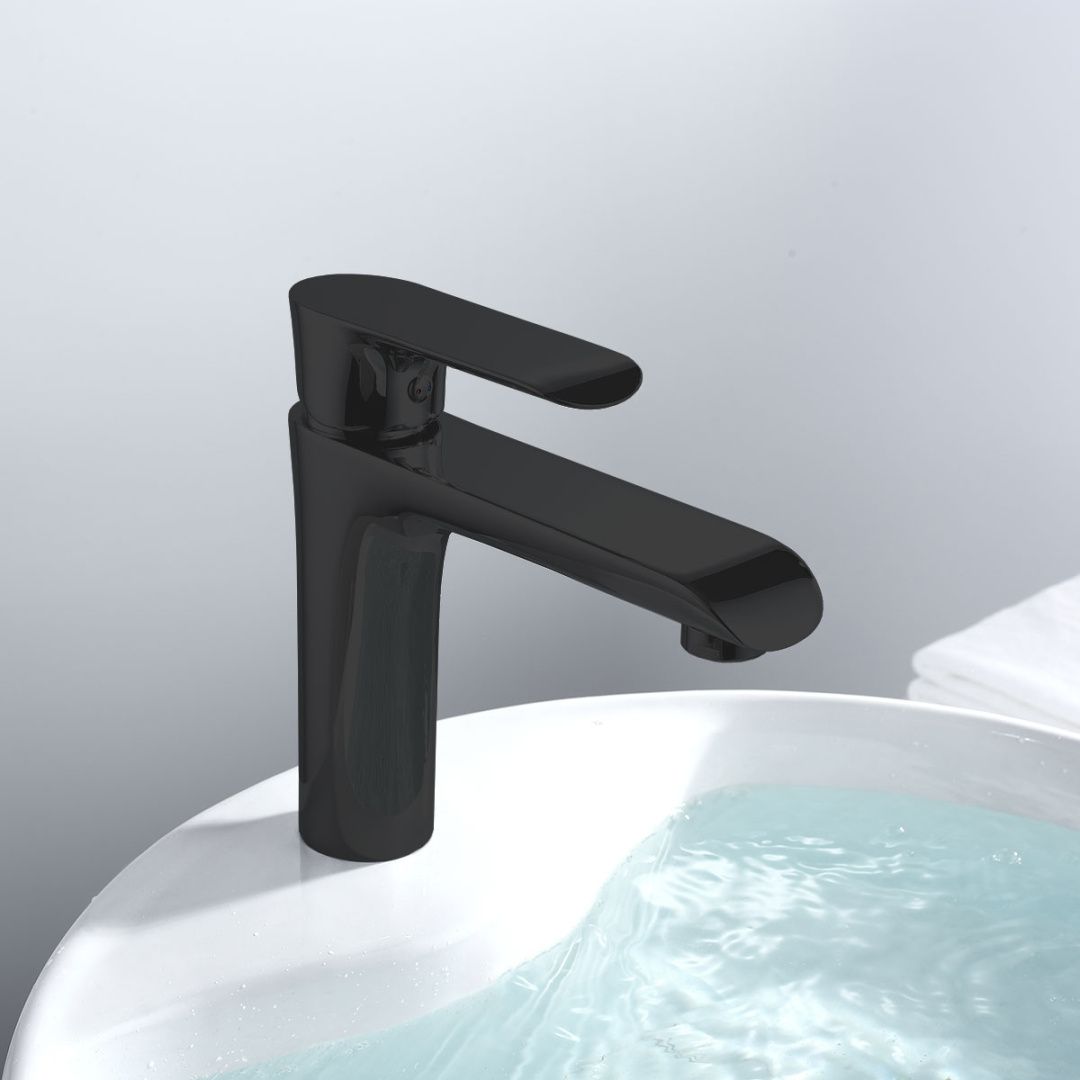 Приобрести vincea смеситель для раковины esse, черная матовая vbf-1e1mb