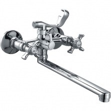 HAIBA Смеситель для ванны 216мм, хром HB-2124