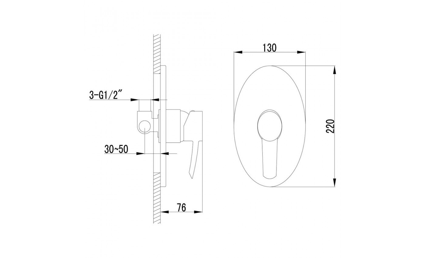 Приобрести lemark смеситель atlantiss с гигиеническим душем, скрытый монтаж, хром lm3219c