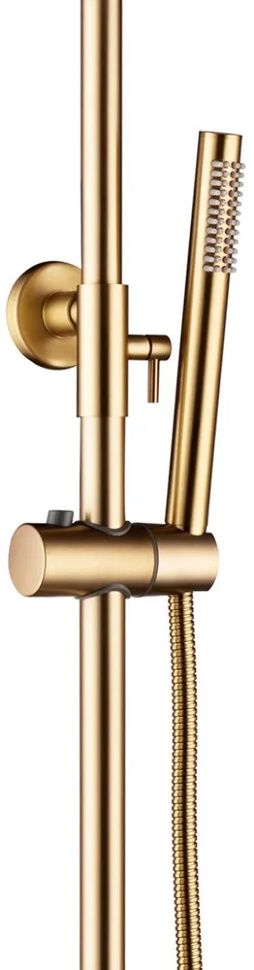 Приобрести grocenberg душевая система с термостатом, матовое золото gb7038mg