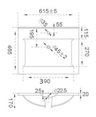 Приобрести раковина-столешница ceramalux 60 см jy-807-60