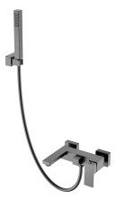 Boheme Смеситель для ванны Qubic Matt Gun Metal 473-GM