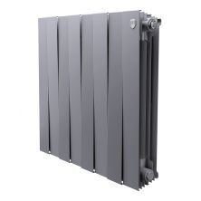 Royal Thermo Радиатор биметаллический Pianoforte 500 /Silver Satin ( серебристый ) - 8 секц.