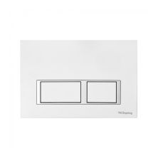 TECE Кнопка смыва Spring V для инсталляции, белая глянцевая, контур хром глянцевый 9940203