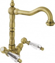 CEZARES Смеситель для раковины DIAMOND, бронза DIAMOND-LS2-02-Sw