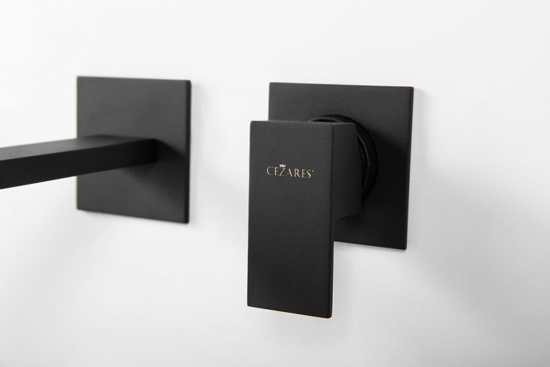 Приобрести cezares смеситель для раковины unika, скрытый монтаж, черный матовый unika-bli2-nop