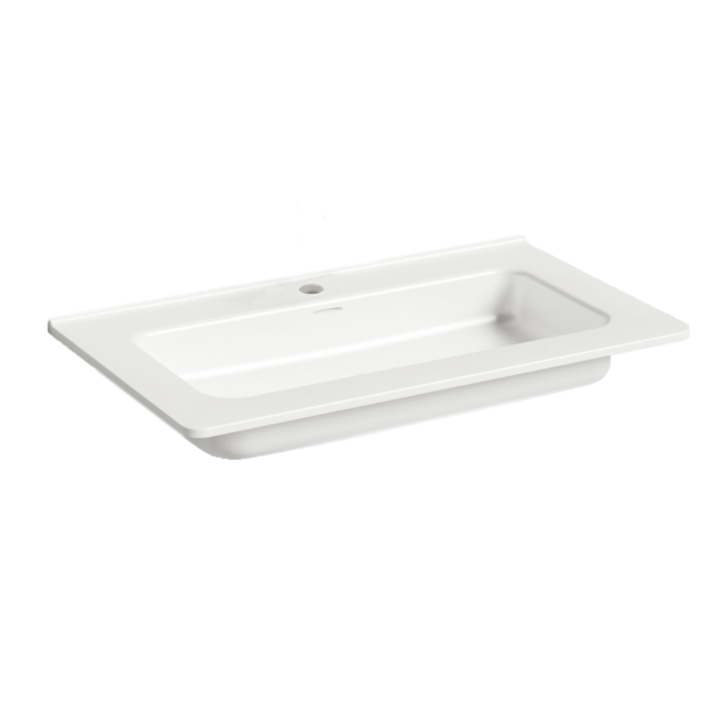 Приобрести briz тумба подвесная с раковиной prato 80 см, белая, т18-80