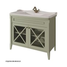 Caprigo Тумба с раковиной NAPOLI 100 см, зеленая, эмаль