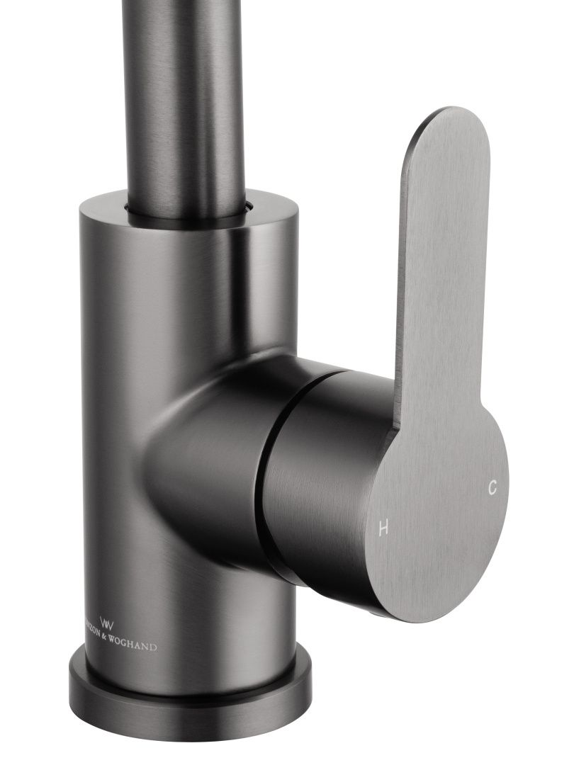 Приобрести смеситель для кухни wonzon & woghand, темный графит (ww-ae4554-bgg)