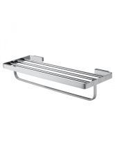 Полотенцедержатель с полкой WONZON & WOGHAND LOTTE, Хром (WW-8381A)
