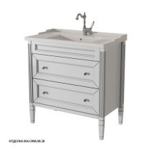 Caprigo Тумба с раковиной ALBION PROMO 80 см, белая 33315 2