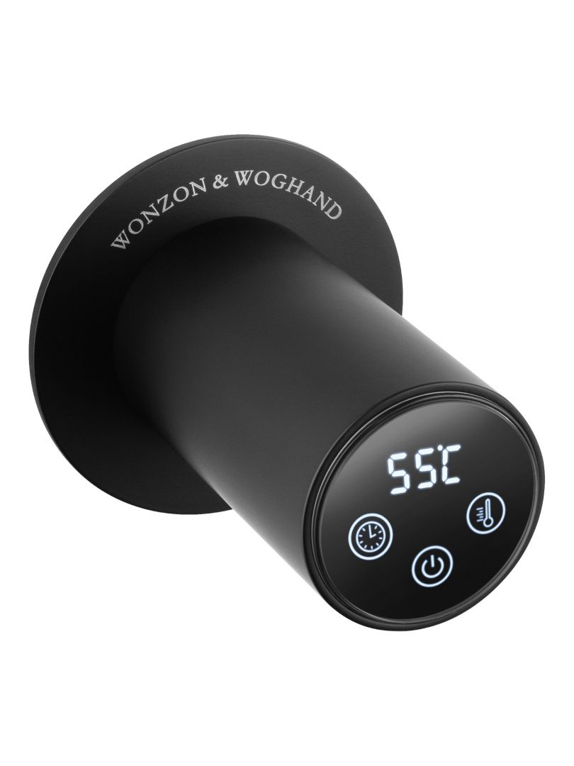 Приобрести полотенцесушитель электрический встраиваемый wonzon & woghand dortmund, черный матовый (ww-a363-mb)
