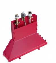 13437180 Скрытая часть монтаж смесителя на 3 отверстия на край ванны, ½’