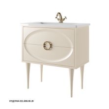 Caprigo Тумба с раковиной MILANO 80 см, кремовая, эмаль 38311 7