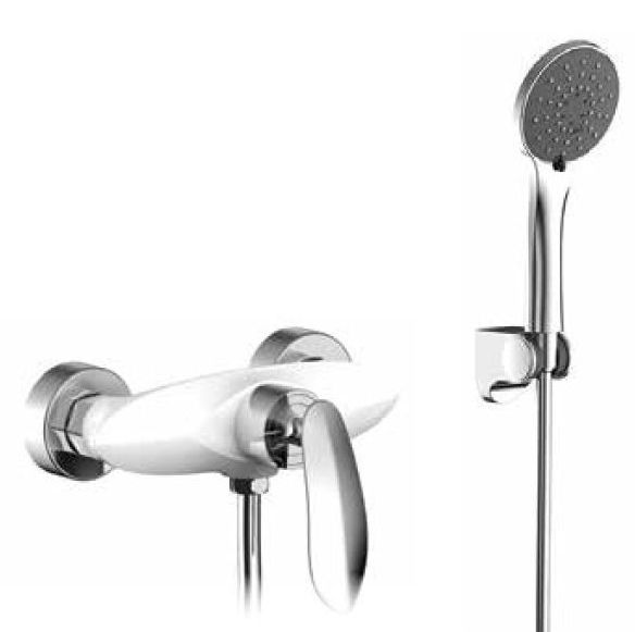 Приобрести grocenberg смеситель для душа, белый\хром gb9001wc