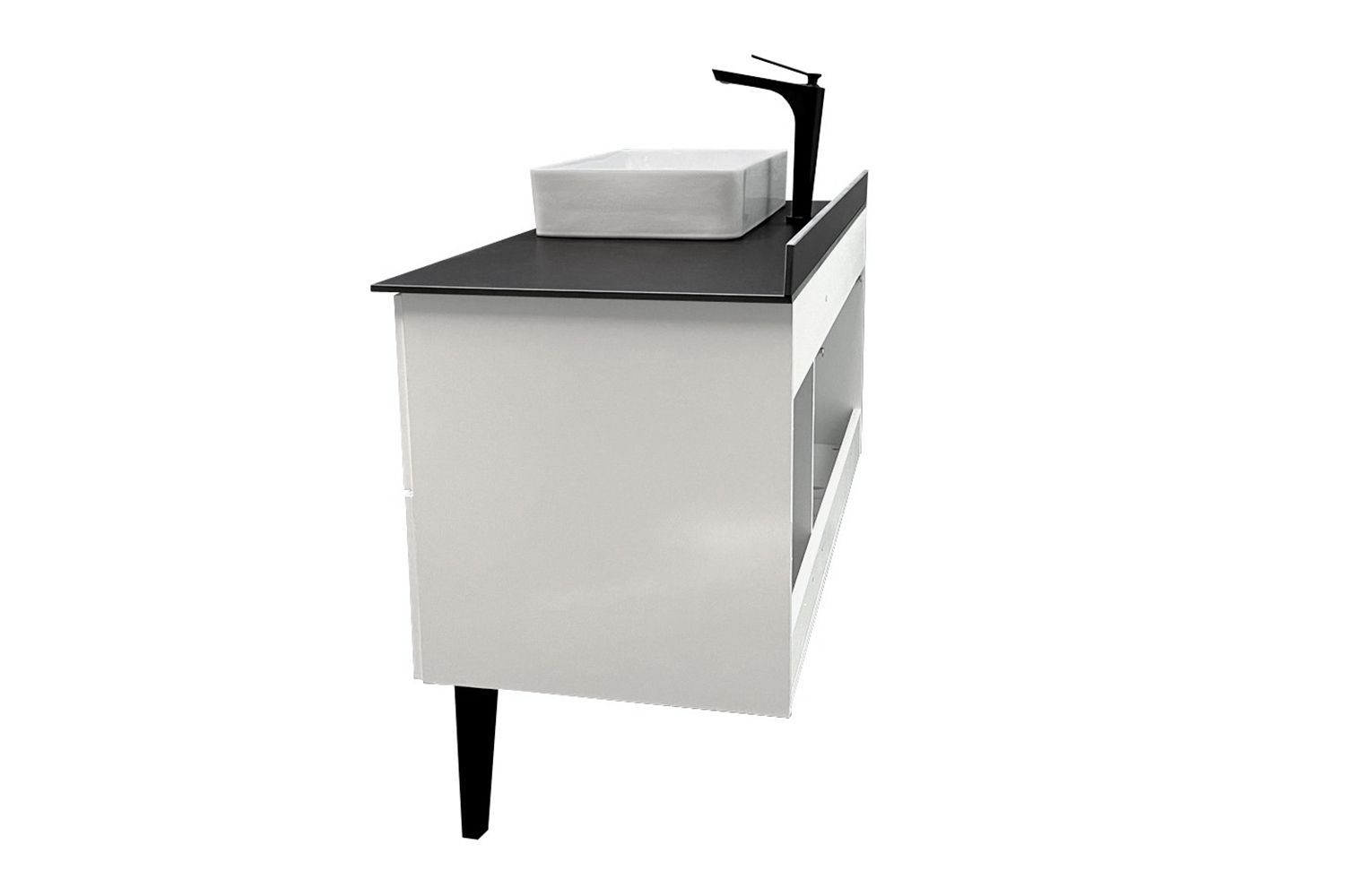 Приобрести сomforty тумба со столешницей и раковиной империя-120 белая