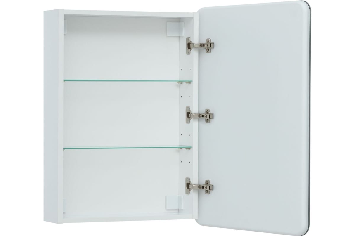 Приобрести aquanet зеркальный шкаф оптима 60 см, с led подсветкой