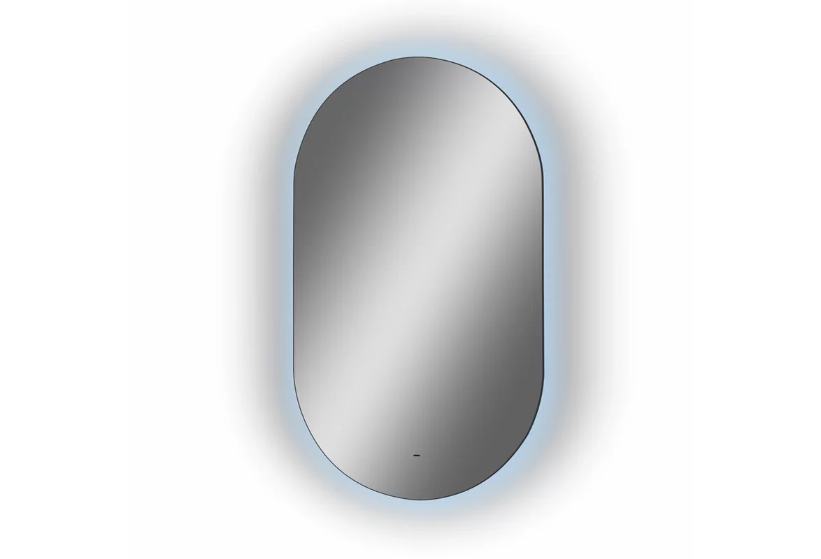 Приобрести continent зеркало с подсветкой fleur 65х110 см, белое