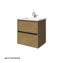 Caprigo Тумба с раковиной SEATTLE 60 см, дуб рустикальный, экошпон