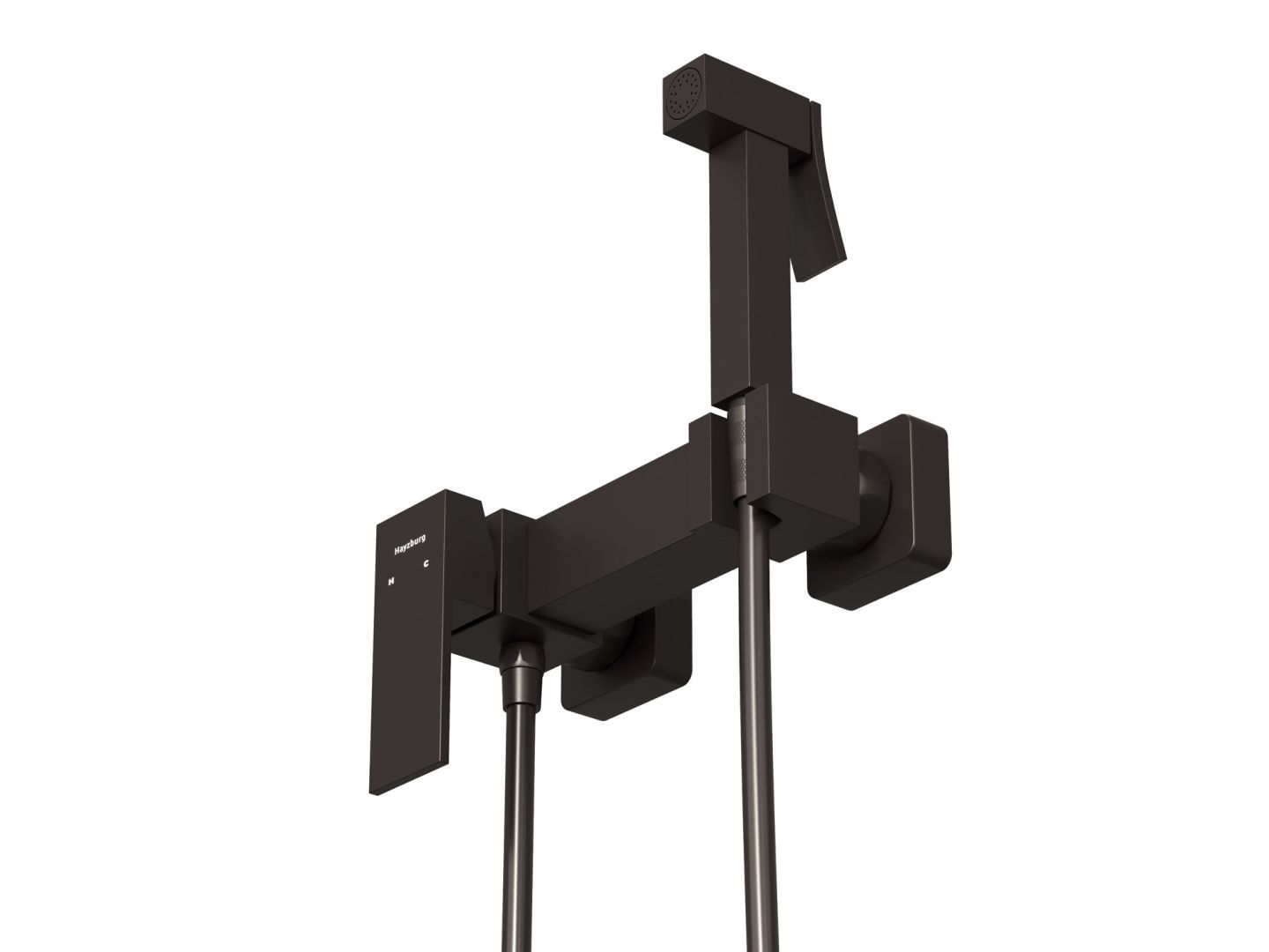 Приобрести hayzburg смеситель с гигиеническим душем, кофеин hb-1006ca