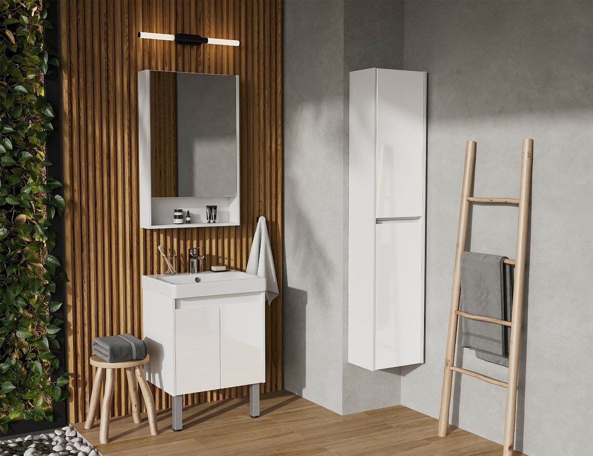 Приобрести акватон тумба c раковиной сканди 55 doors универсальная, белая