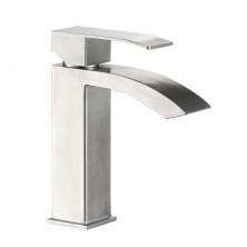 HAIBA Смеситель для раковины 190мм, матовый хром HB-10815