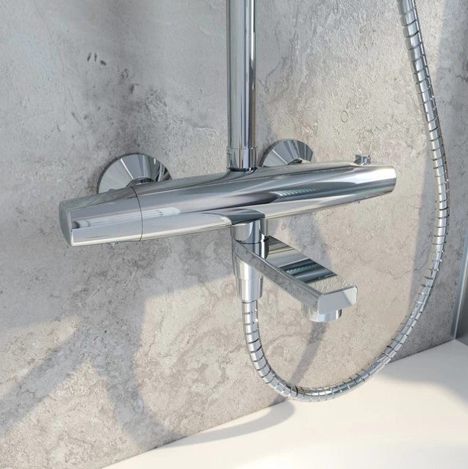 Приобрести iddis душевая система torr с термостатом, круглая d-205мм, хром torsbbti06