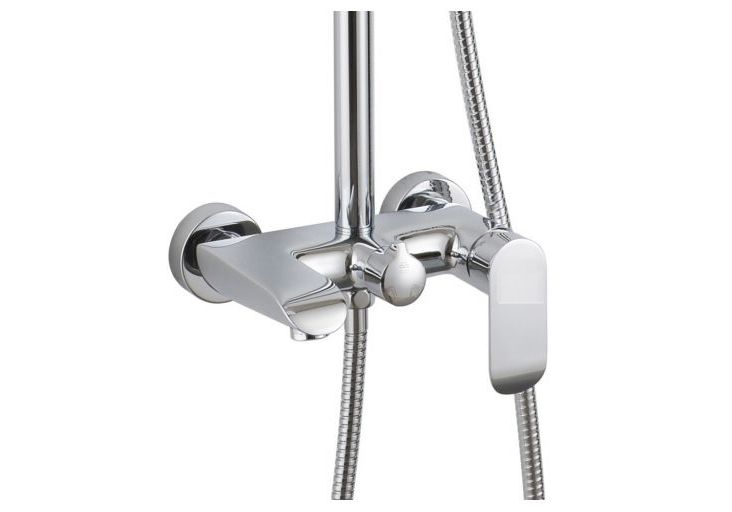 Приобрести pure душевая колонна со смесителем для ванны