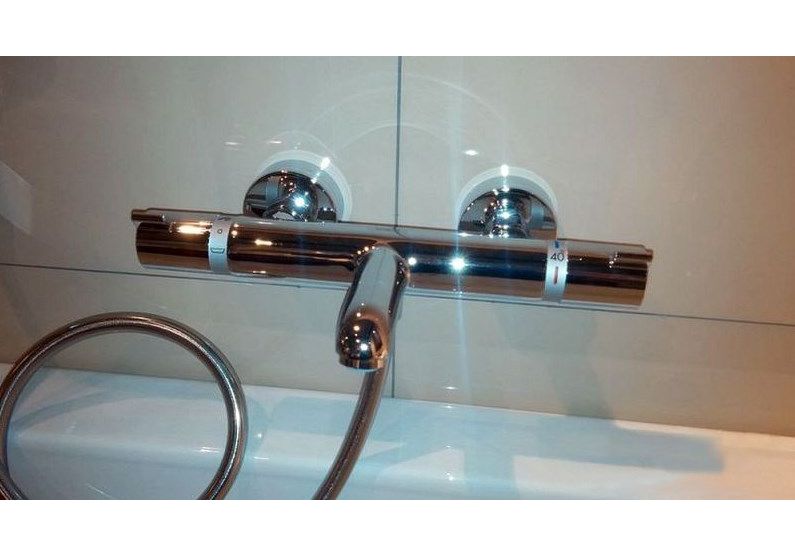 Приобрести смеситель для ванны с термостатом hansgrohe ecostat comfort вм 13114000