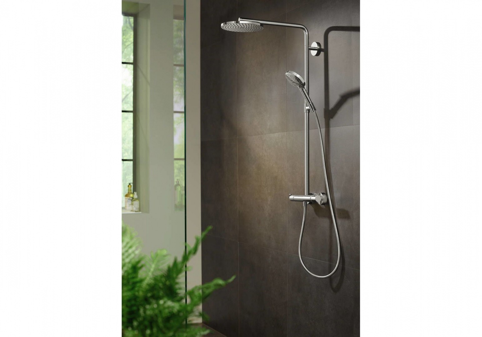 Приобрести 27633000 raindance select s showerpipe 240 1 jet with powderrain