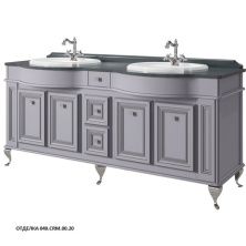 Caprigo Тумба с раковиной FRESCO 180 см, фиолетовая, эмаль