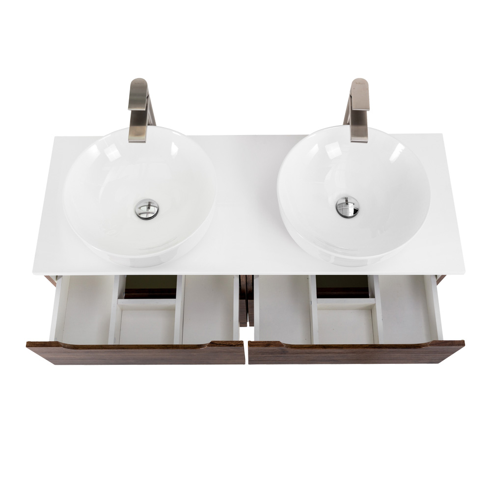 Приобрести belbagno тумба со столешницей etna-h60 120 см, подвесная rovere moro