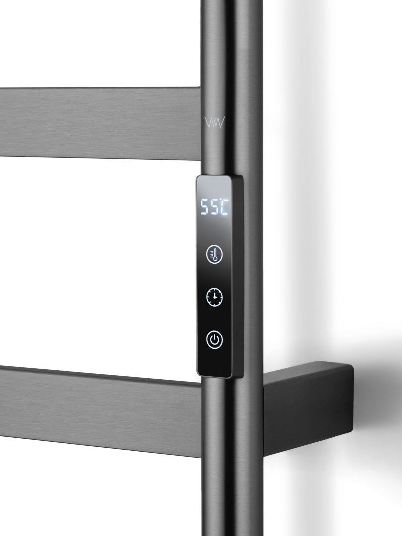 Приобрести полотенцесушитель электрический wonzon & woghand düsseldorf, темный графит (ww-a204-gm)