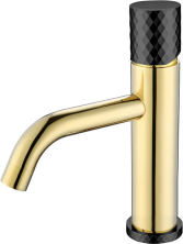 Boheme Смеситель для раковины Stick, золото\черный 121-GB
