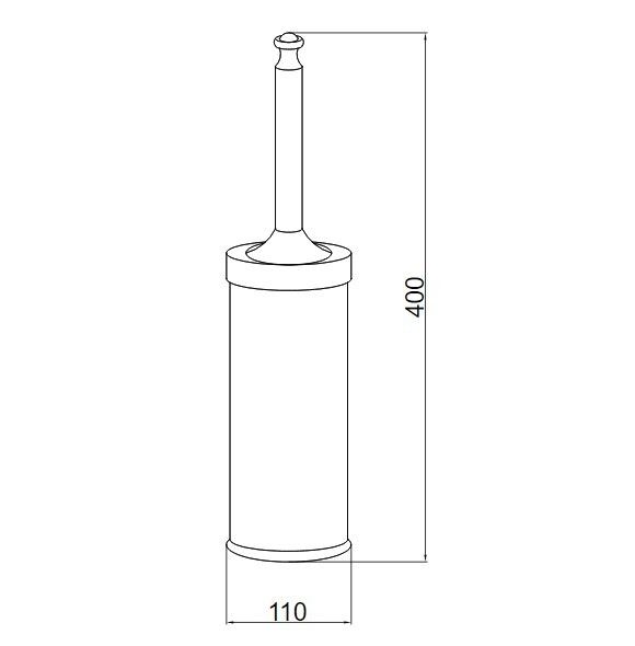Приобрести boheme ершик для унитаза provanse, бронза 10809