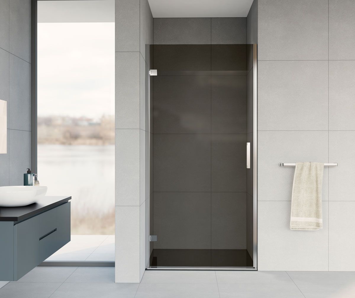 Приобрести vincea душевая дверь flex 90 см, тонированное, хром vdp-1f900clb