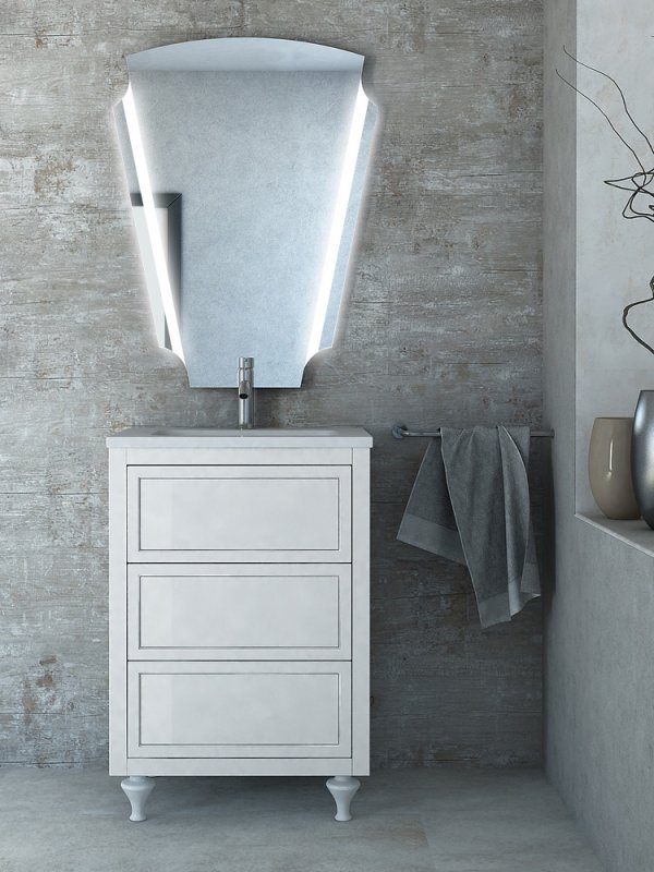 Приобрести cezares зеркало 70х92см, led подсветка, антизапотевание 45020