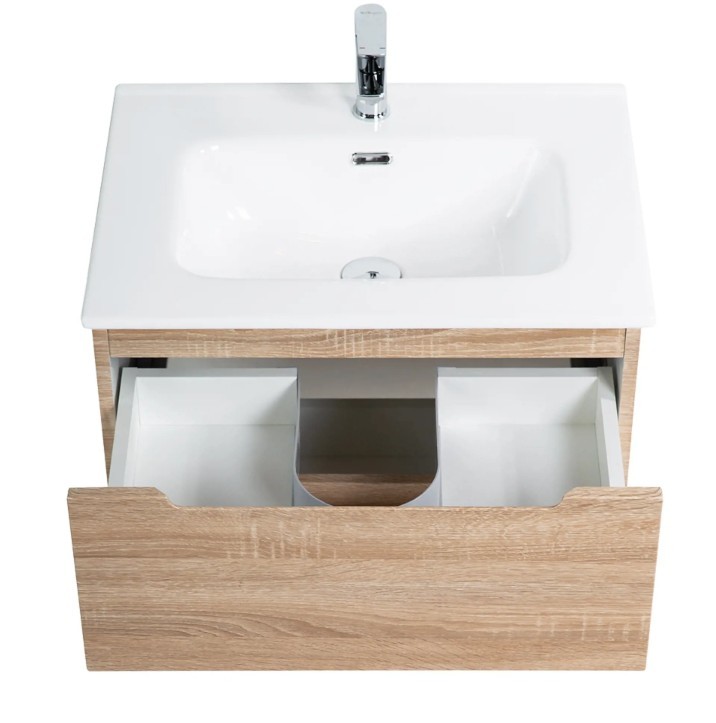 Приобрести тумба подвесная с раковиной belbagno etna-600-2c-so-wo-p 60 см, rovere bianco