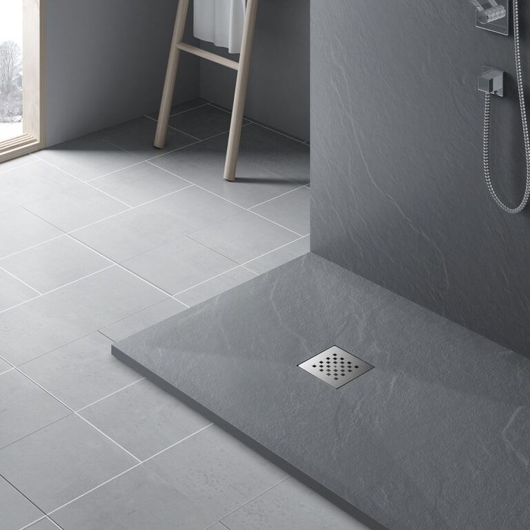 Приобрести vincea душевой поддон 90х160 см, прямоугольный, серый матовый vst-4sr9016g