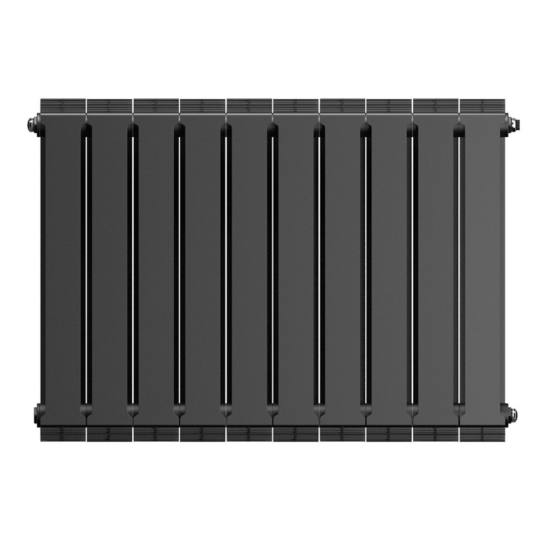 Приобрести royal thermo радиатор биметаллический pianoforte 500 /noir sable ( черный графит ) - 10 секц.