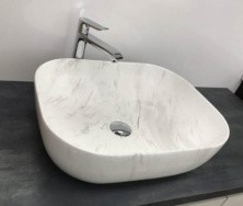 Раковина накладная CeramaLux 50 см MNC K397D9