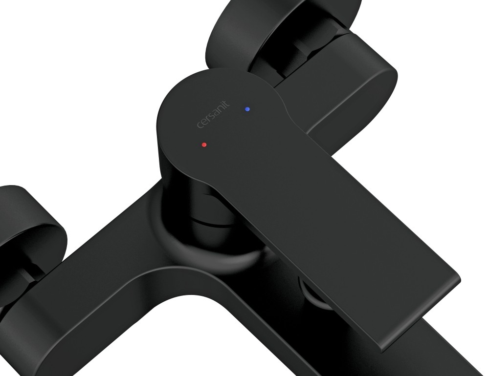 Приобрести смеситель для ванны cersanit brasko black