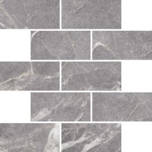 Мозаика Kerranova Marble Trend 307x307 мм, LR, Silver River, серый 