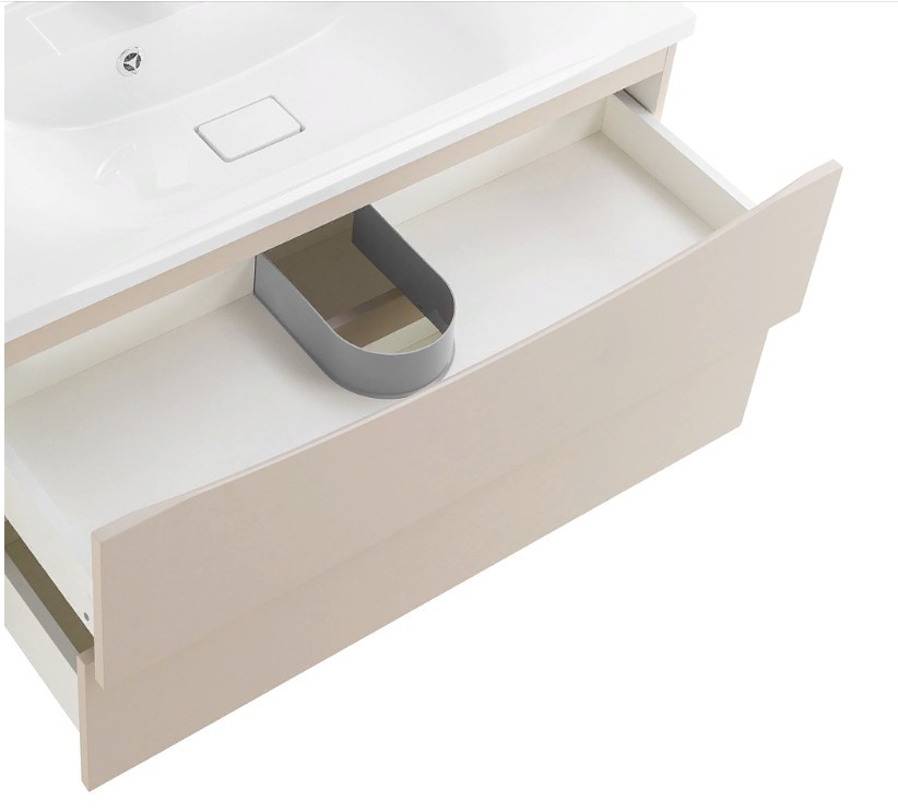 Приобрести тумба подвесная с раковиной belbagno marino-1000-2c-so-co-p 100 см, crema opaco