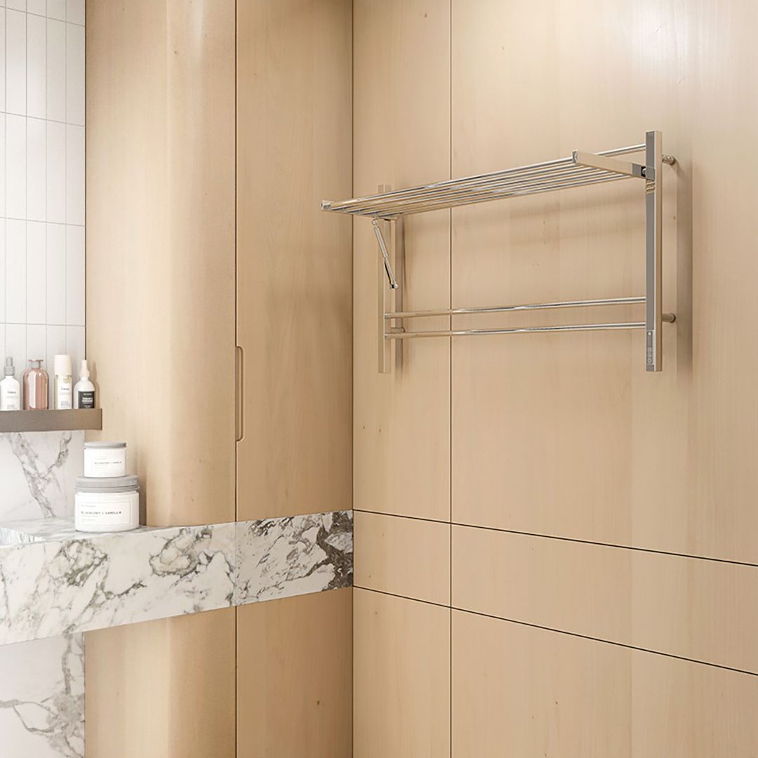 Приобрести terminus полотенцесушитель горизонт п8 100х60 см, с полкой, электрический, хром