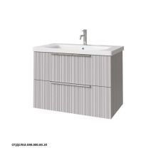 Caprigo Тумба с раковиной RAIN 80 см, серая, эмаль