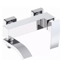 Grocenberg Смеситель для ванны, белый\ хром GB8007WC