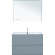 Приобрести aquanet тумба с раковиной арт 100 см, мисти грин