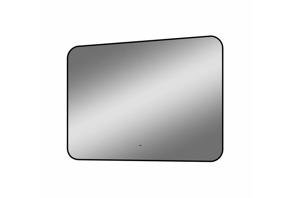 Приобрести continent зеркало с подсветкой torry 100х70 см, черное